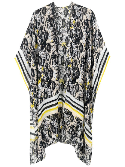 Breezy Lane Women's Kimono Cardigan Summer Swimsuit Coverups Beach Cover Up with Floral Print for Vacation