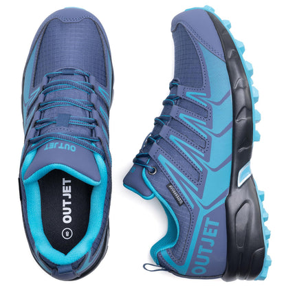 Women's Waterproof Hiking Shoes Lightweight Non-Slip Trails Walking Shoes Outdoor Sneakers