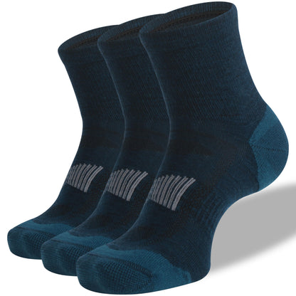 90% Merino Wool Socks for Men and Women,Casual Breathable Soft,3 Pairs