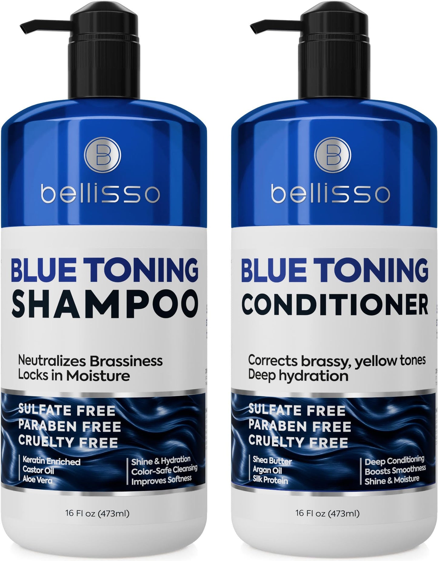 Biotin Shampoo and Conditioner Set - Sulfate and Paraben Free Treatment for Men and Women - Hair Thickening Volumizing Products to Help Boost Thinning Hair with Added Keratin