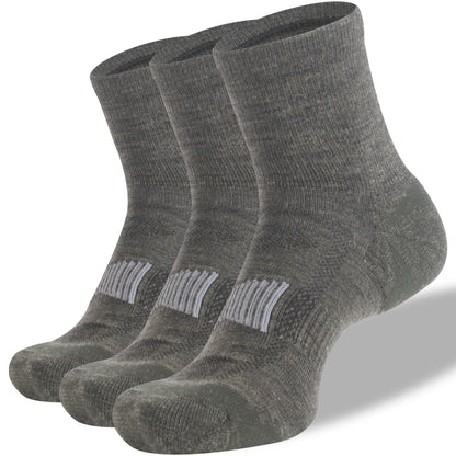 90% Merino Wool Socks for Men and Women,Casual Breathable Soft,3 Pairs
