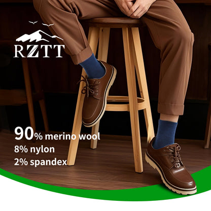 90% Merino Wool Socks for Men and Women,Casual Breathable Soft,3 Pairs
