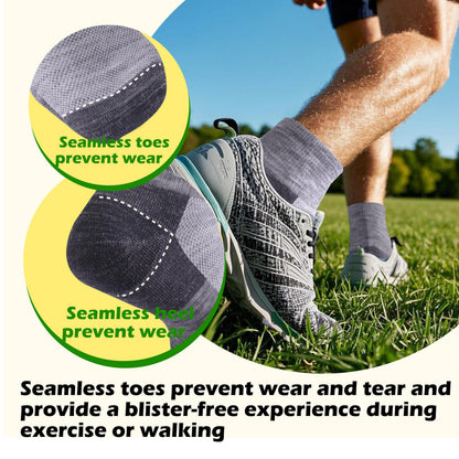 90% Merino Wool Socks for Men and Women,Casual Breathable Soft,3 Pairs