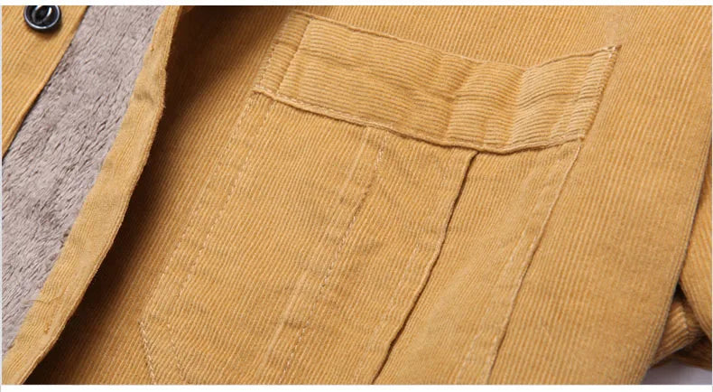 Quality Men's Cotton Corduroy Warm Winter Shirt Thick Fleece Lining Thermal Shirt Long Sleeve Bottoming Shirt Mens Winter Shirts