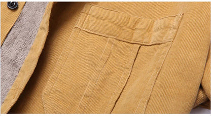 Quality Men's Cotton Corduroy Warm Winter Shirt Thick Fleece Lining Thermal Shirt Long Sleeve Bottoming Shirt Mens Winter Shirts