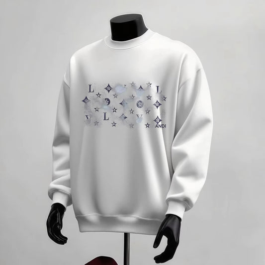 Trendy round neck hoodie for men and couples 2025-2026 new style Trendy brand new loose and plush autumn and winter top
