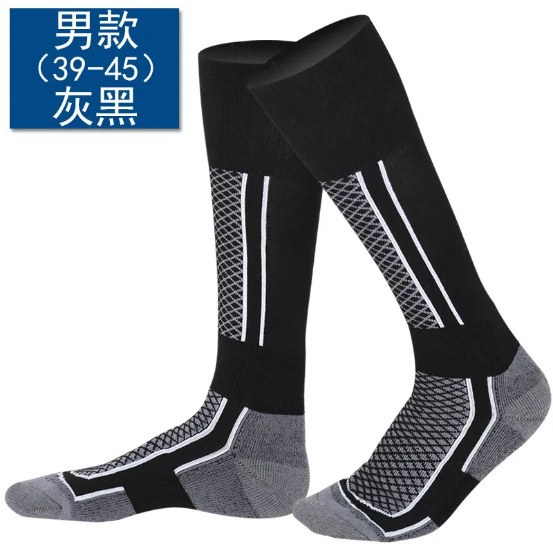 Ski Socks Winter Thermal Breathable Professional Climbing Socks Sports Unisex Hiking Stockings Moisture Wicking Cushioned Socks