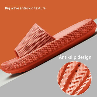 Summer Slippers For Men Women Soft Slippers Indoor Home Slides Cloud Slipper Men Flat Sandals Beach Shoes Man Male Flip Flops