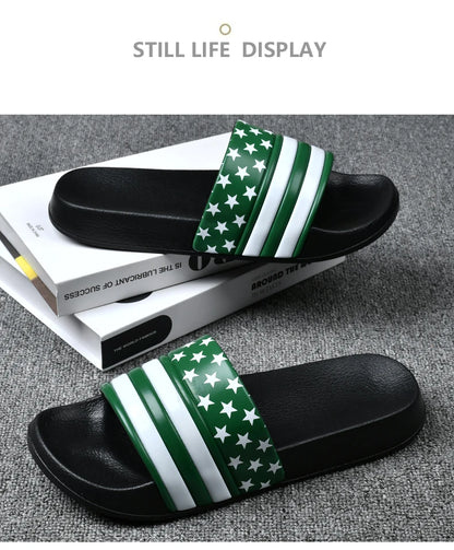 American Flag Slippers Home Slippers for Men Slipper Man Luxury 2024 Summer Shoes Men Original Men's Cloud Slipper Flip Flop