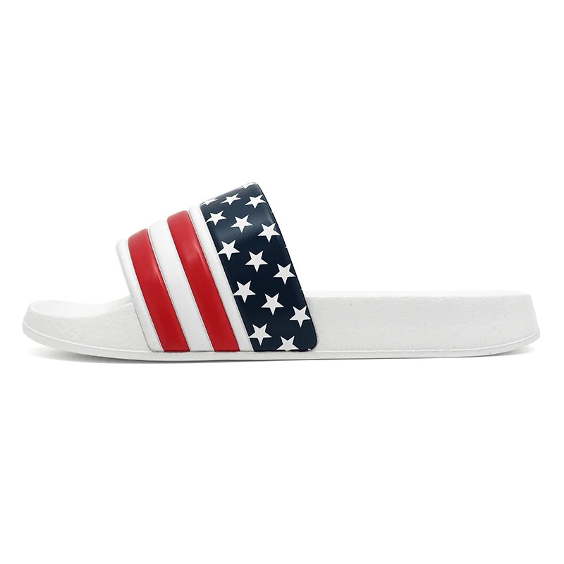 American Flag Slippers Home Slippers for Men Slipper Man Luxury 2024 Summer Shoes Men Original Men's Cloud Slipper Flip Flop