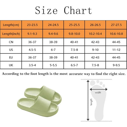 Summer Slippers For Men Women Soft Slippers Indoor Home Slides Cloud Slipper Men Flat Sandals Beach Shoes Man Male Flip Flops