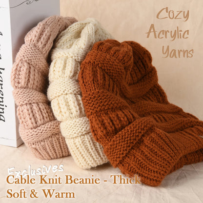 Soft Unisex Winter Beanie, 6 Colors. Cozy Knitwear, Perfect Cold Weather Gift. Shop Now!