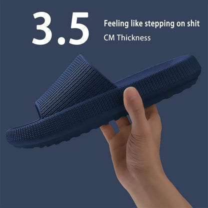 Summer Slippers For Men Women Soft Slippers Indoor Home Slides Cloud Slipper Men Flat Sandals Beach Shoes Man Male Flip Flops