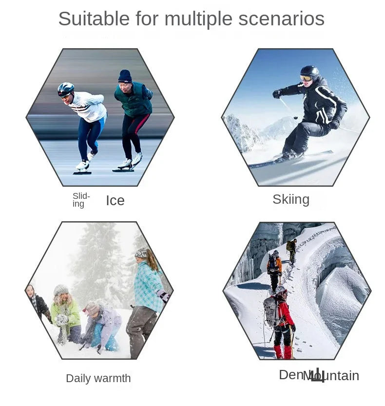 Ski Socks Winter Thermal Breathable Professional Climbing Socks Sports Unisex Hiking Stockings Moisture Wicking Cushioned Socks