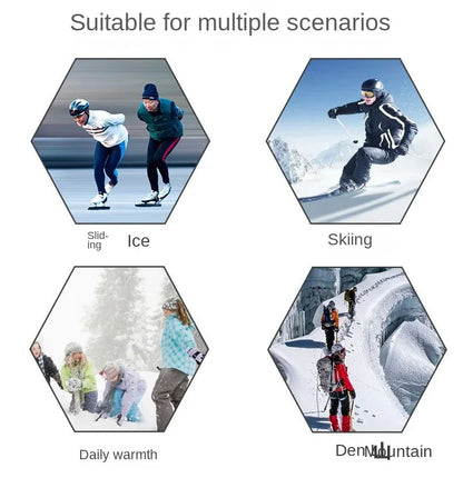 Ski Socks Winter Thermal Breathable Professional Climbing Socks Sports Unisex Hiking Stockings Moisture Wicking Cushioned Socks