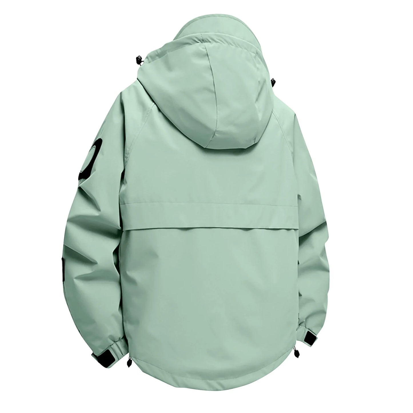 Unisex Autumn Winter Jacket Solid Color Outdoor Workwear Casual Loose Zipper Pocket Warm Long Sleeved Jacket Windproof Jacket