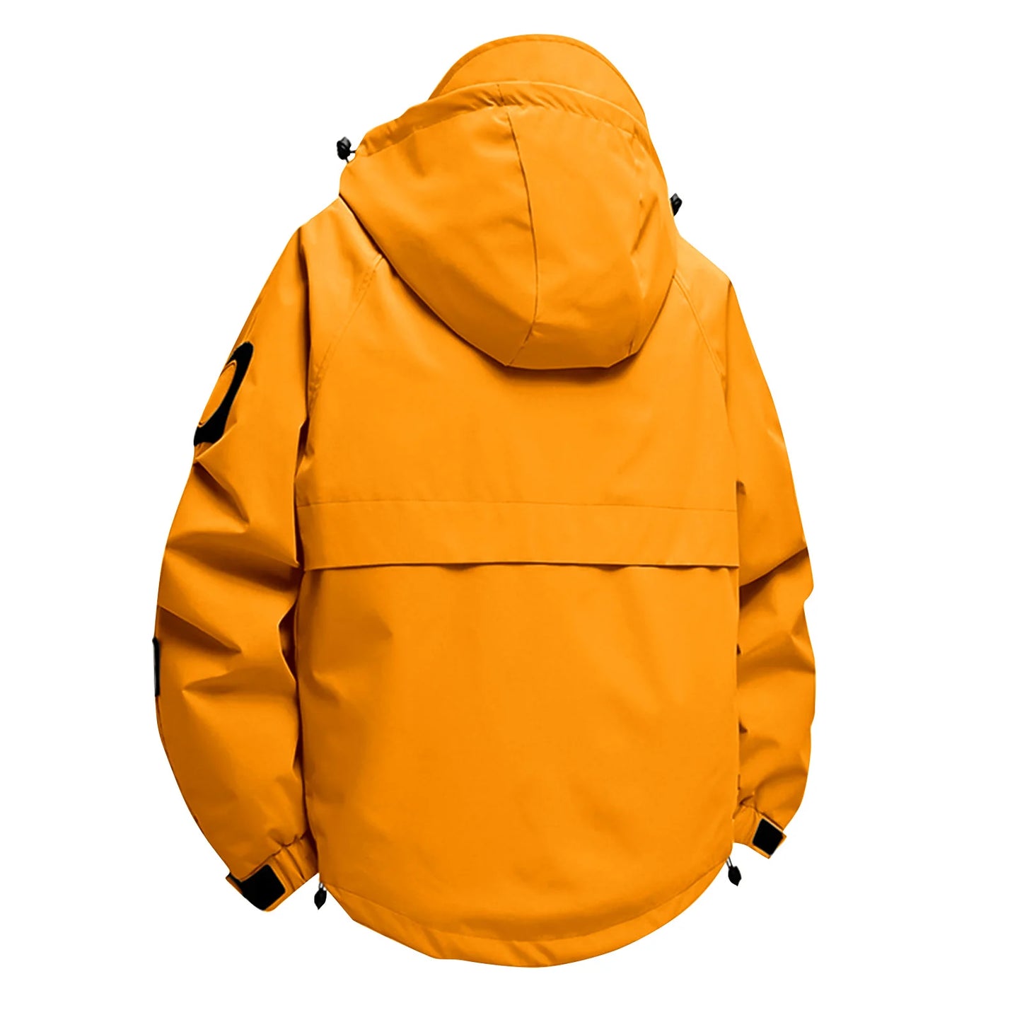 Unisex Autumn Winter Jacket Solid Color Outdoor Workwear Casual Loose Zipper Pocket Warm Long Sleeved Jacket Windproof Jacket