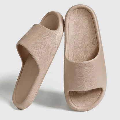 Summer Slippers For Men Women Soft Slippers Indoor Home Slides Cloud Slipper Men Flat Sandals Beach Shoes Man Male Flip Flops