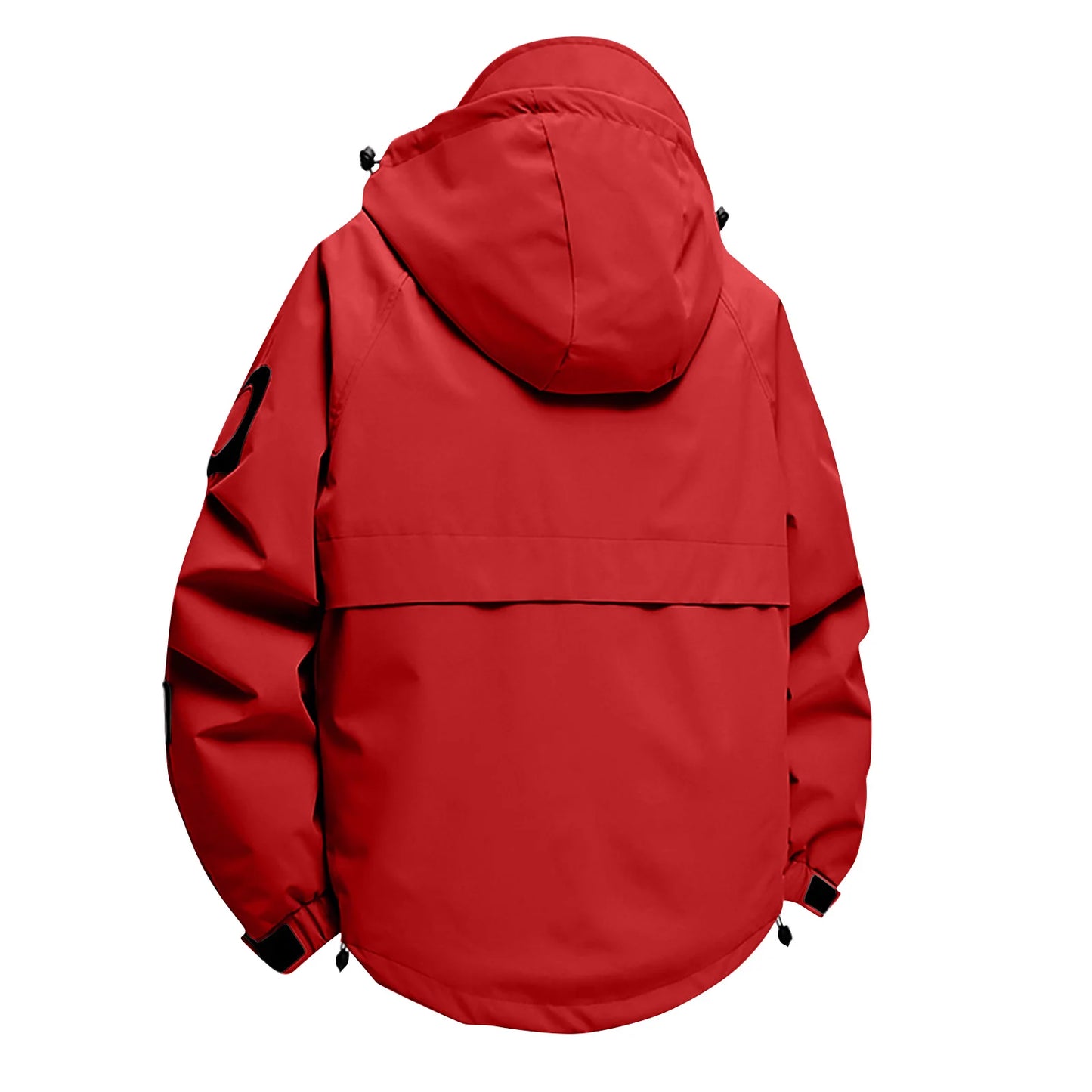 Unisex Autumn Winter Jacket Solid Color Outdoor Workwear Casual Loose Zipper Pocket Warm Long Sleeved Jacket Windproof Jacket
