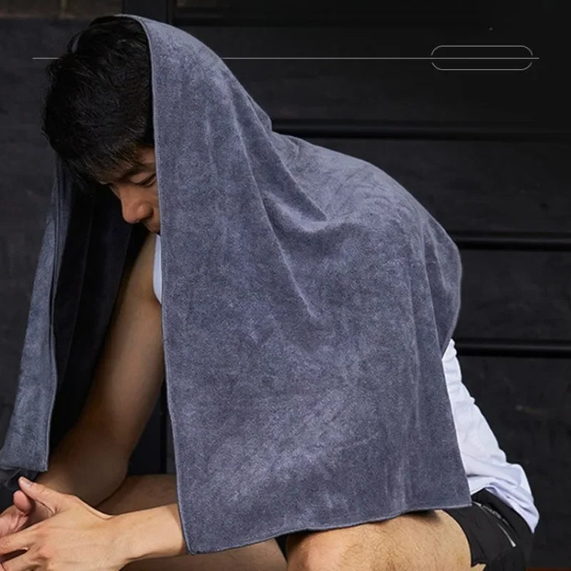 Sports Running Sweat Wipe Towel Swimming Gym Equipment Sweat Pad Towels Microfiber Sports Towel Men's and Women's Fitness Towel