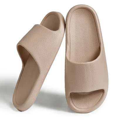Summer Slippers For Men Women Soft Slippers Indoor Home Slides Cloud Slipper Men Flat Sandals Beach Shoes Man Male Flip Flops