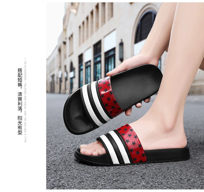 American Flag Slippers Home Slippers for Men Slipper Man Luxury 2024 Summer Shoes Men Original Men's Cloud Slipper Flip Flop