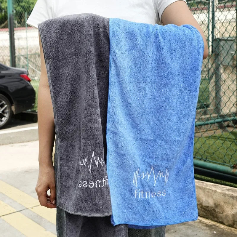 Sports Running Sweat Wipe Towel Swimming Gym Equipment Sweat Pad Towels Microfiber Sports Towel Men's and Women's Fitness Towel