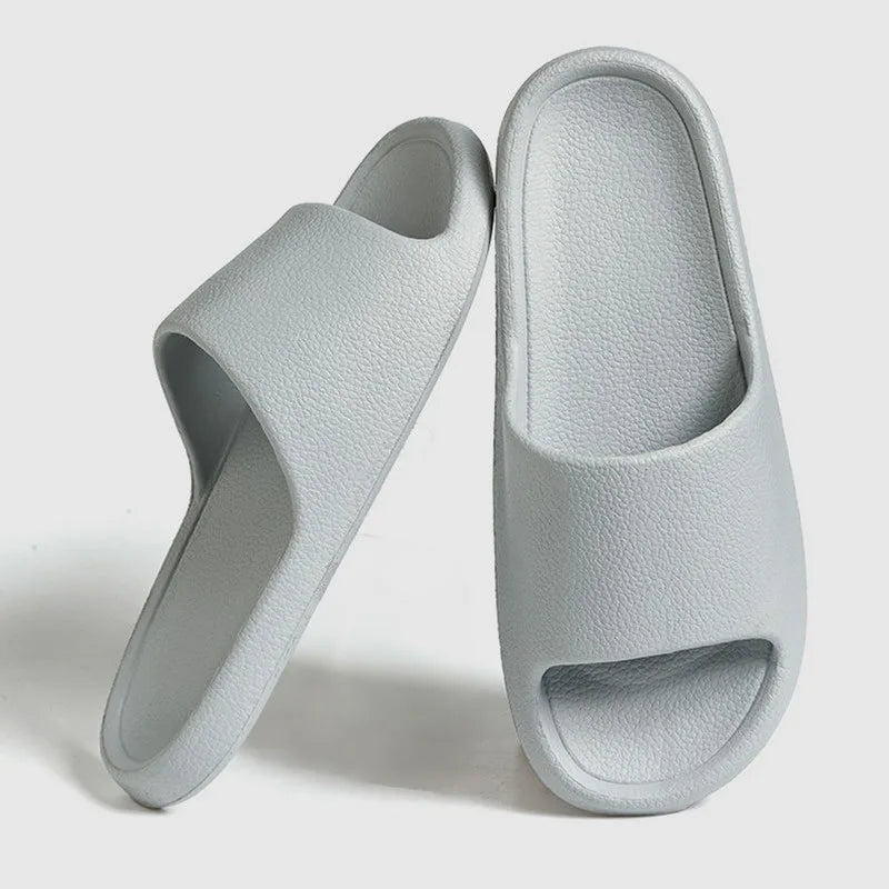 Summer Slippers For Men Women Soft Slippers Indoor Home Slides Cloud Slipper Men Flat Sandals Beach Shoes Man Male Flip Flops