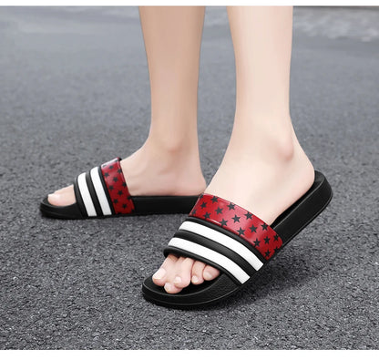 American Flag Slippers Home Slippers for Men Slipper Man Luxury 2024 Summer Shoes Men Original Men's Cloud Slipper Flip Flop