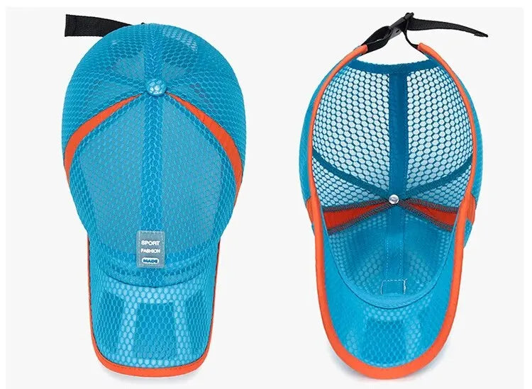 Spring And Summer Korean Version Of Children's Baseball Caps, Breathable Mesh Hats For Boys And Girls, Outdoor Travel Sunhats