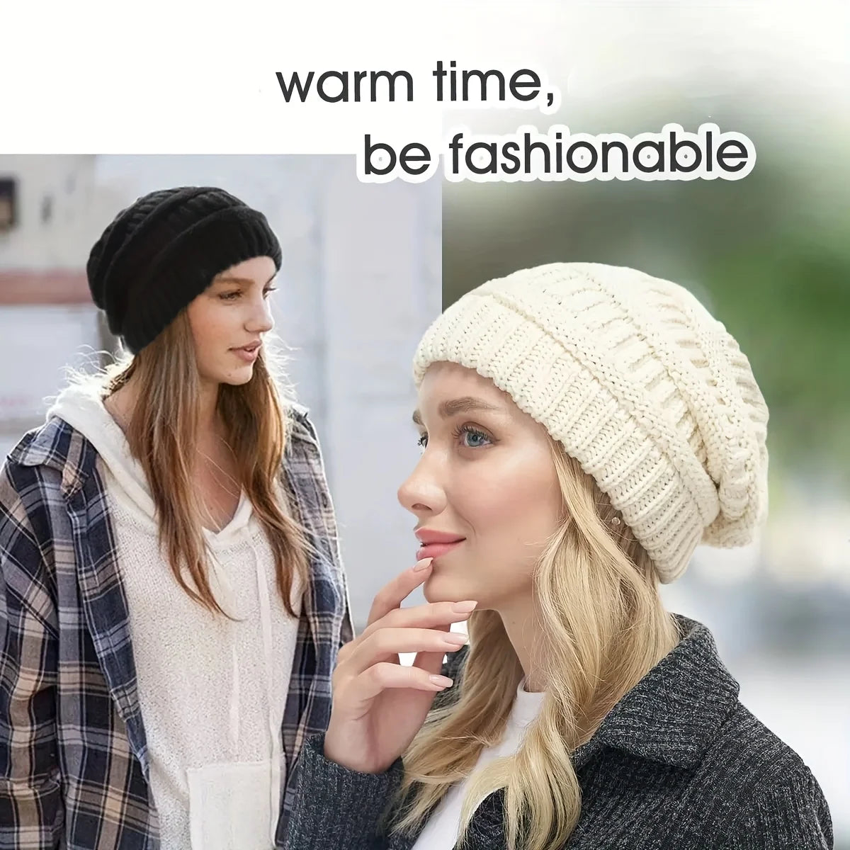 Soft Unisex Winter Beanie, 6 Colors. Cozy Knitwear, Perfect Cold Weather Gift. Shop Now!