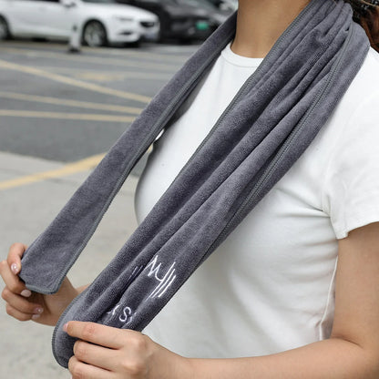 Sports Running Sweat Wipe Towel Swimming Gym Equipment Sweat Pad Towels Microfiber Sports Towel Men's and Women's Fitness Towel