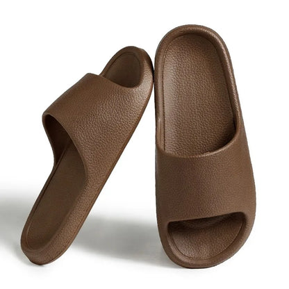 Summer Slippers For Men Women Soft Slippers Indoor Home Slides Cloud Slipper Men Flat Sandals Beach Shoes Man Male Flip Flops