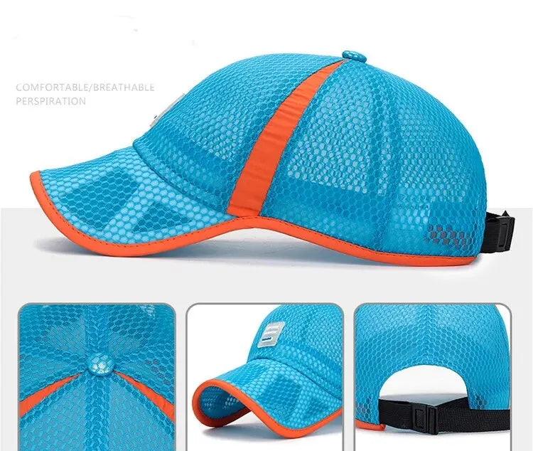 Spring And Summer Korean Version Of Children's Baseball Caps, Breathable Mesh Hats For Boys And Girls, Outdoor Travel Sunhats