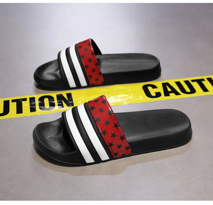 American Flag Slippers Home Slippers for Men Slipper Man Luxury 2024 Summer Shoes Men Original Men's Cloud Slipper Flip Flop