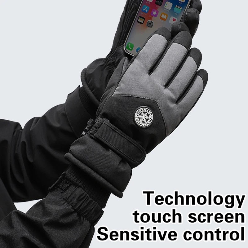 2025 Touchscreen Gloves Snowmobile Motor Waterproof Thermal Snow Gloves Winter  Ski Gloves For Women Men Snowboard Mittens