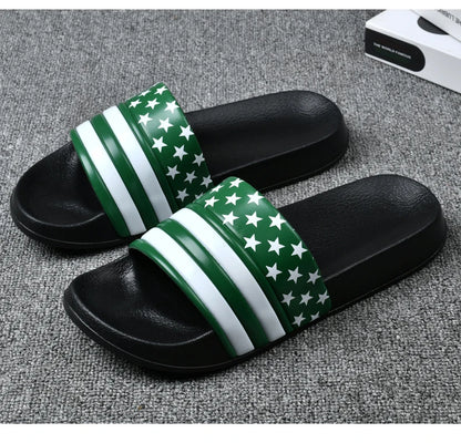 American Flag Slippers Home Slippers for Men Slipper Man Luxury 2024 Summer Shoes Men Original Men's Cloud Slipper Flip Flop