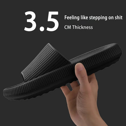 Summer Slippers For Men Women Soft Slippers Indoor Home Slides Cloud Slipper Men Flat Sandals Beach Shoes Man Male Flip Flops