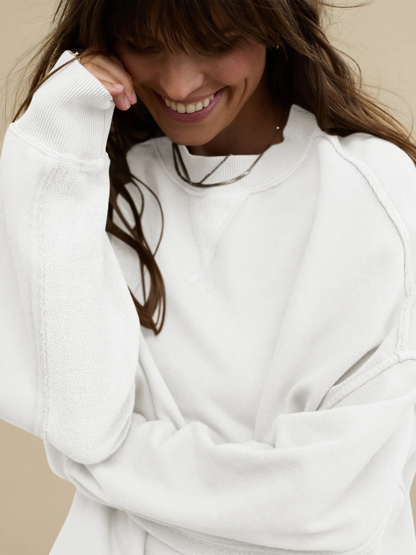 2025 Fall Winter New Fashion Women's Hoodie Loose-Fit Casual Crew Neck Top Commuter Wear Y2k Woman Clothing