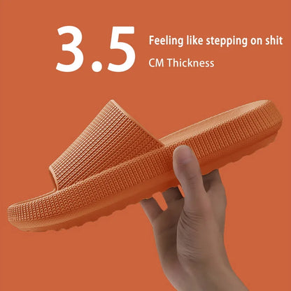 Summer Slippers For Men Women Soft Slippers Indoor Home Slides Cloud Slipper Men Flat Sandals Beach Shoes Man Male Flip Flops