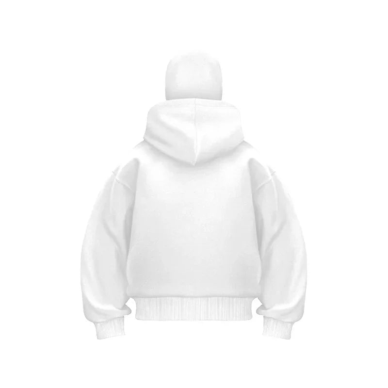 2025 Autumn and Winter New Men's and Women's Casual Sportswear With Hooded Mask Design, Sporty and Fashionable Plus Size Hoodie
