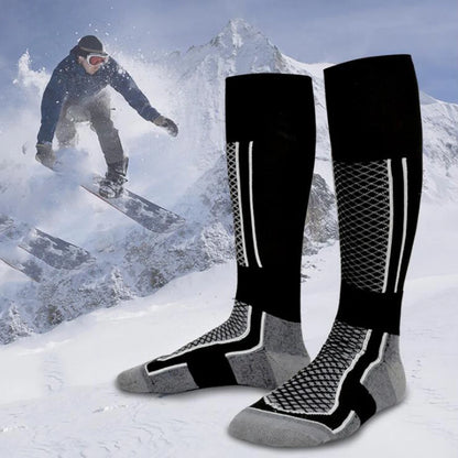 Ski Socks Winter Thermal Breathable Professional Climbing Socks Sports Unisex Hiking Stockings Moisture Wicking Cushioned Socks