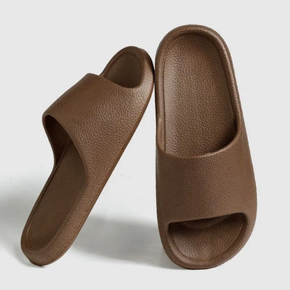 Summer Slippers For Men Women Soft Slippers Indoor Home Slides Cloud Slipper Men Flat Sandals Beach Shoes Man Male Flip Flops