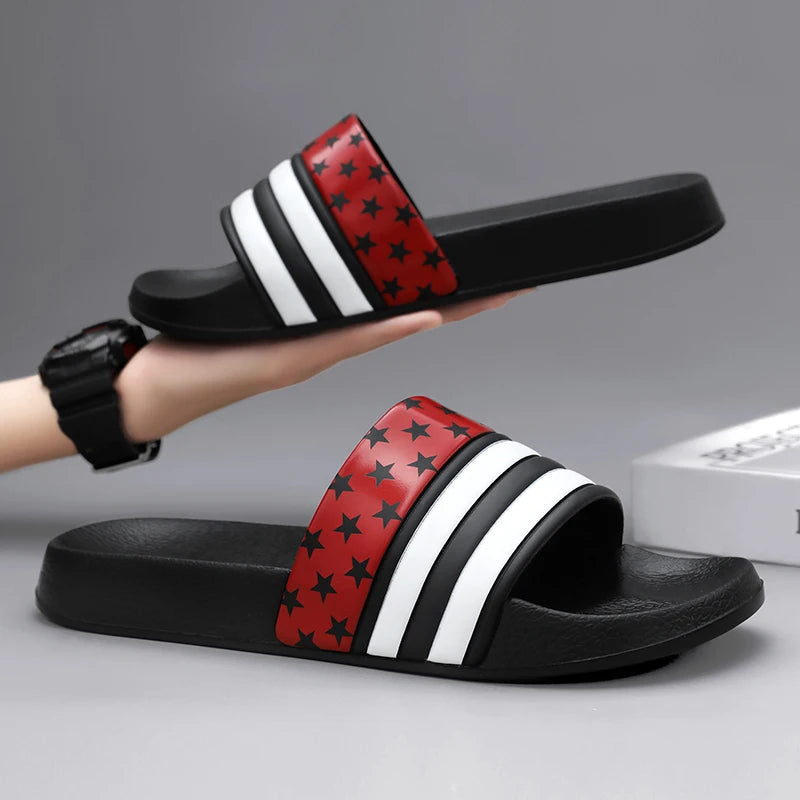 American Flag Slippers Home Slippers for Men Slipper Man Luxury 2024 Summer Shoes Men Original Men's Cloud Slipper Flip Flop