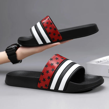 American Flag Slippers Home Slippers for Men Slipper Man Luxury 2024 Summer Shoes Men Original Men's Cloud Slipper Flip Flop