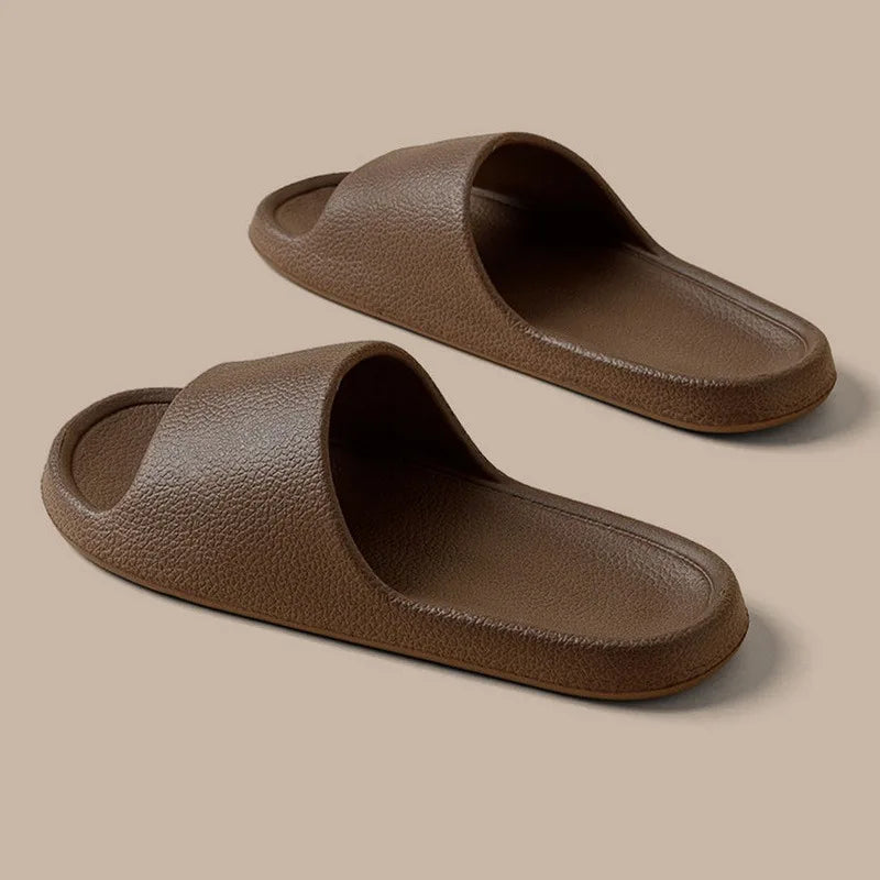 Summer Slippers For Men Women Soft Slippers Indoor Home Slides Cloud Slipper Men Flat Sandals Beach Shoes Man Male Flip Flops
