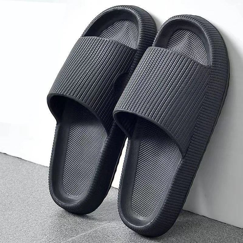 Summer Slippers For Men Women Soft Slippers Indoor Home Slides Cloud Slipper Men Flat Sandals Beach Shoes Man Male Flip Flops