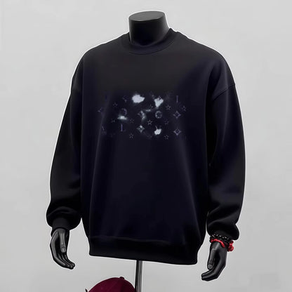 Trendy round neck hoodie for men and couples 2025-2026 new style Trendy brand new loose and plush autumn and winter top