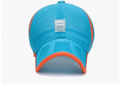Spring And Summer Korean Version Of Children's Baseball Caps, Breathable Mesh Hats For Boys And Girls, Outdoor Travel Sunhats