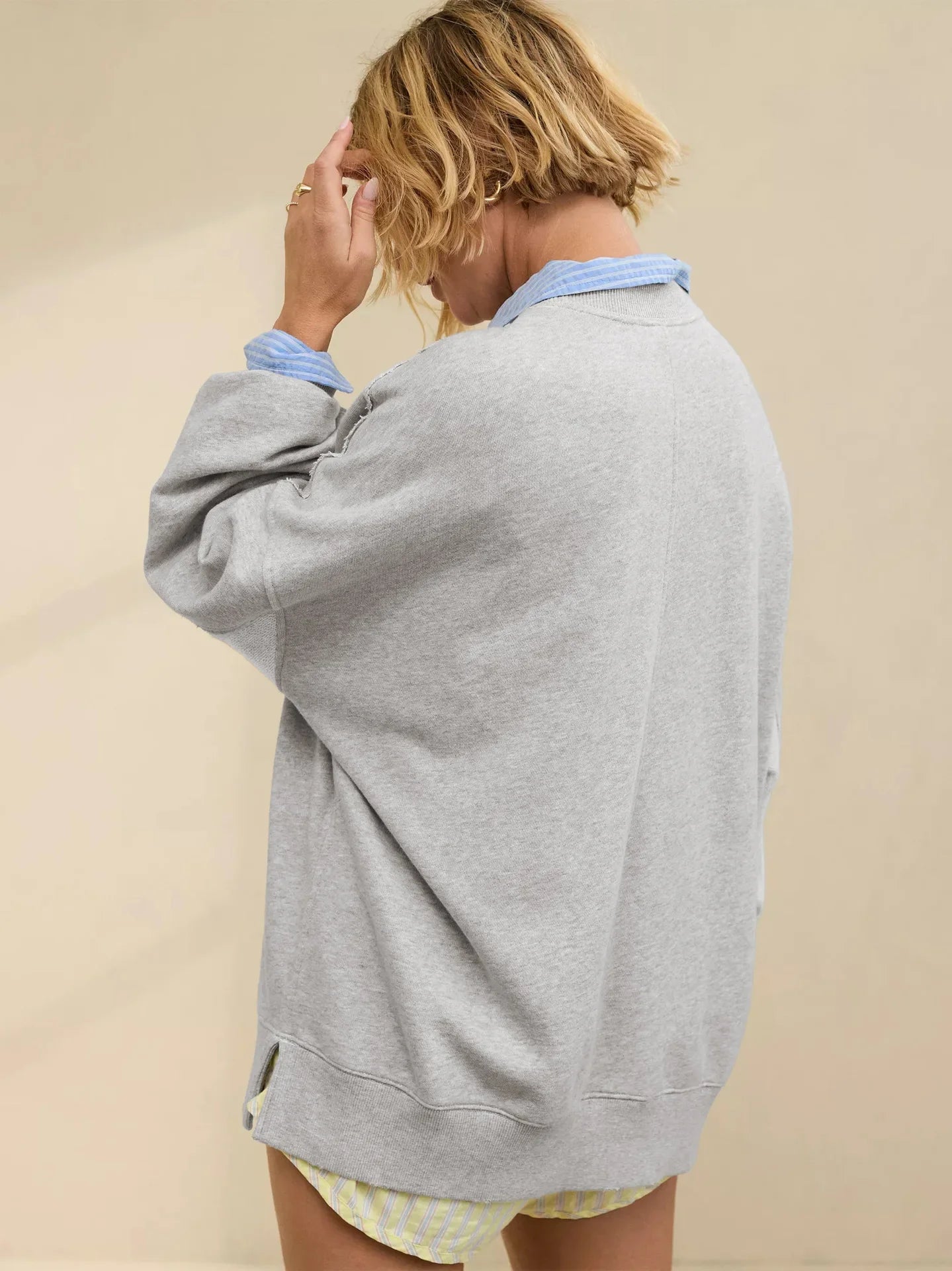 2025 Fall Winter New Fashion Women's Hoodie Loose-Fit Casual Crew Neck Top Commuter Wear Y2k Woman Clothing